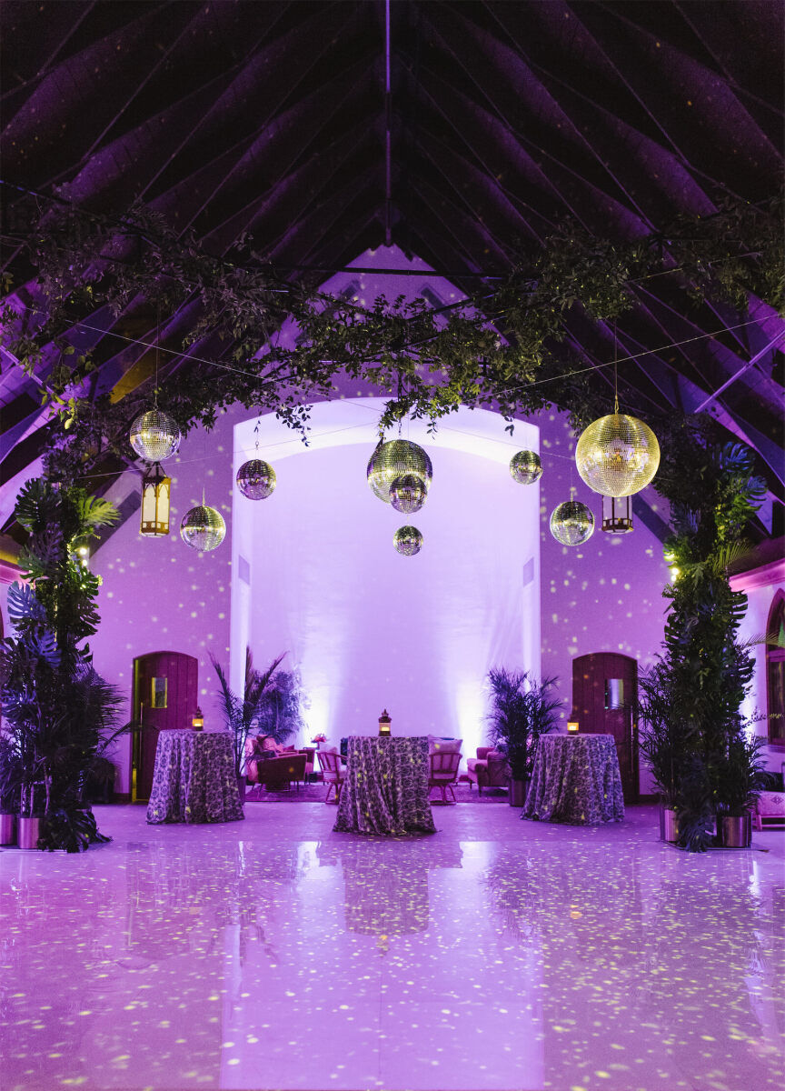 The after-party space was 