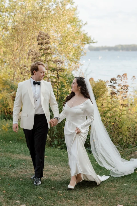 A Waterfront Wedding for Francesca and Kyle