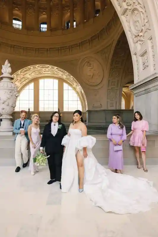 A City Hall Wedding for Heidi and Marian
