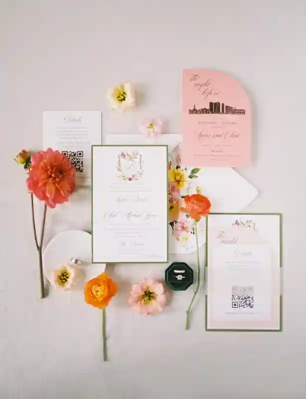 A Colorful Wedding for Katie and Chad