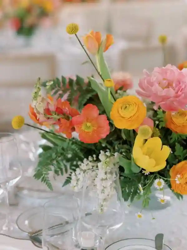 A Colorful Wedding for Katie and Chad