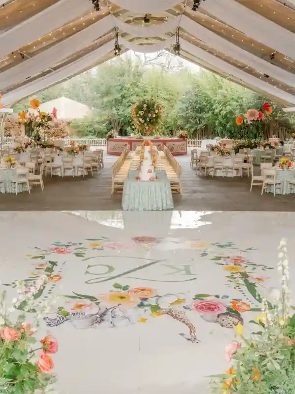 A Colorful Wedding for Katie and Chad