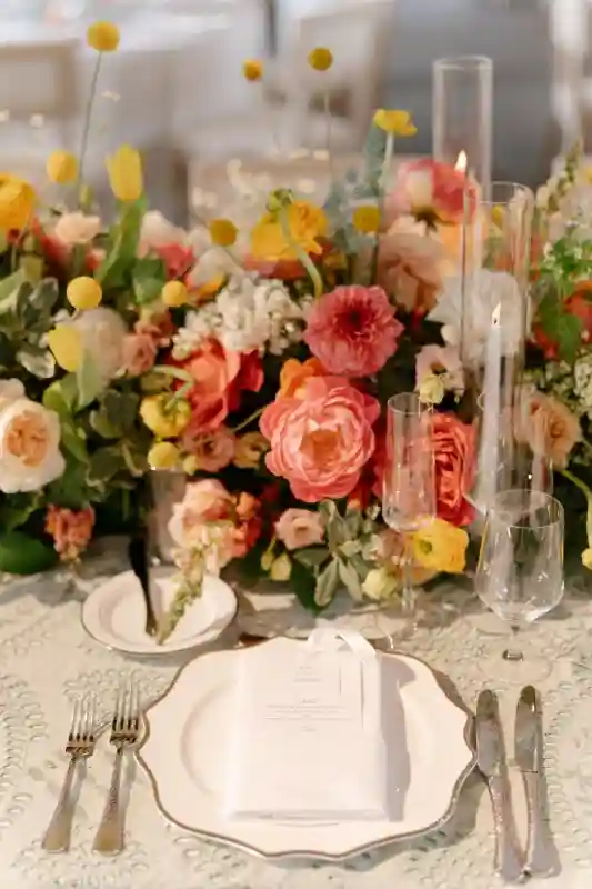 A Colorful Wedding for Katie and Chad