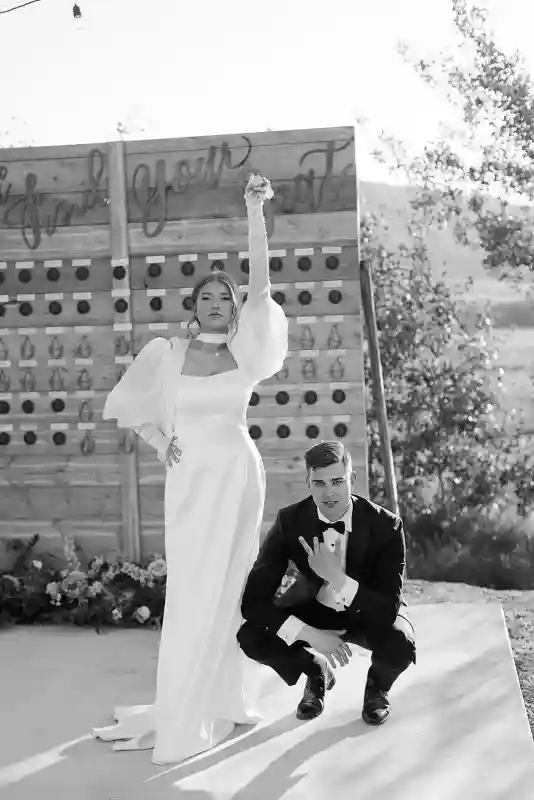 A Colorful Wedding for Piper and Jake