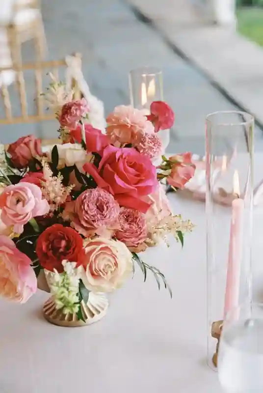 A Pink Wedding for Vanessa and David