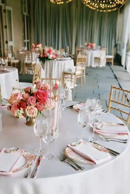 A Pink Wedding for Vanessa and David