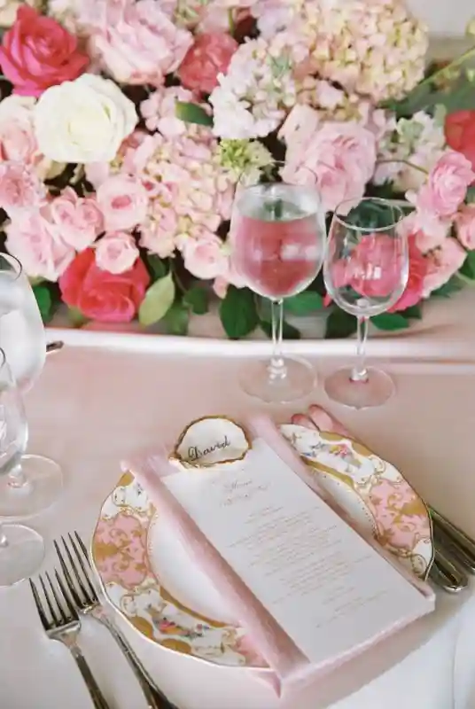 A Pink Wedding for Vanessa and David