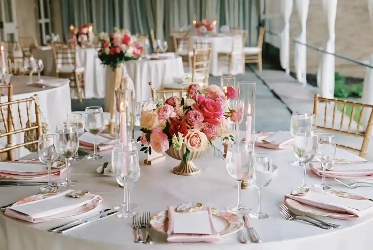 A Pink Wedding for Vanessa and David