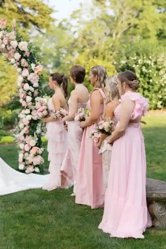 A Pink Wedding for Vanessa and David