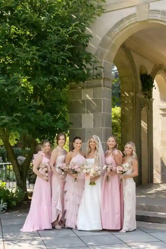 A Pink Wedding for Vanessa and David
