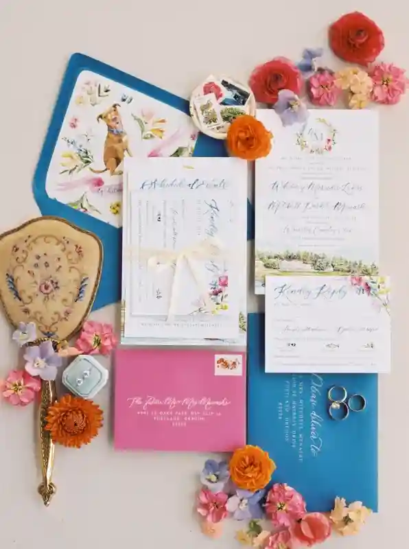 A Colorful Wedding for Whitney and Mitchell