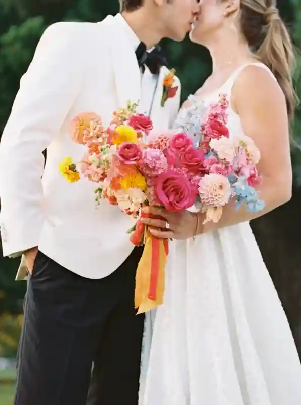 A Colorful Wedding for Whitney and Mitchell